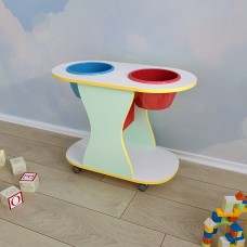 Стол для детского сада для игры с песком и водой