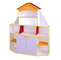Детская стенка для игрушек "Книжный дом"