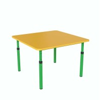Дитячий стіл квадратний регульований 20×20 25×25