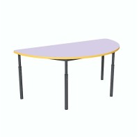 Дитячий стіл напівкруглий регульований по висоті Ø22 до Ø27