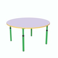 Детский стол круглый регулируемый по высоте 20×20 в 25×25