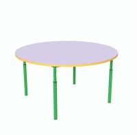 Детский стол круглый регулируемый по высоте Ø22 в Ø27