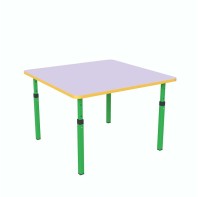 Детский стол квадратный регулируемый 20×20 в 25×25