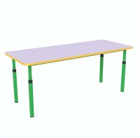 Дитячий стіл прямокутний регульований по висоті 20×20 25×25