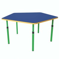 Дитячий стіл п'ятигранний регульований по висоті 20×20 до 25×25