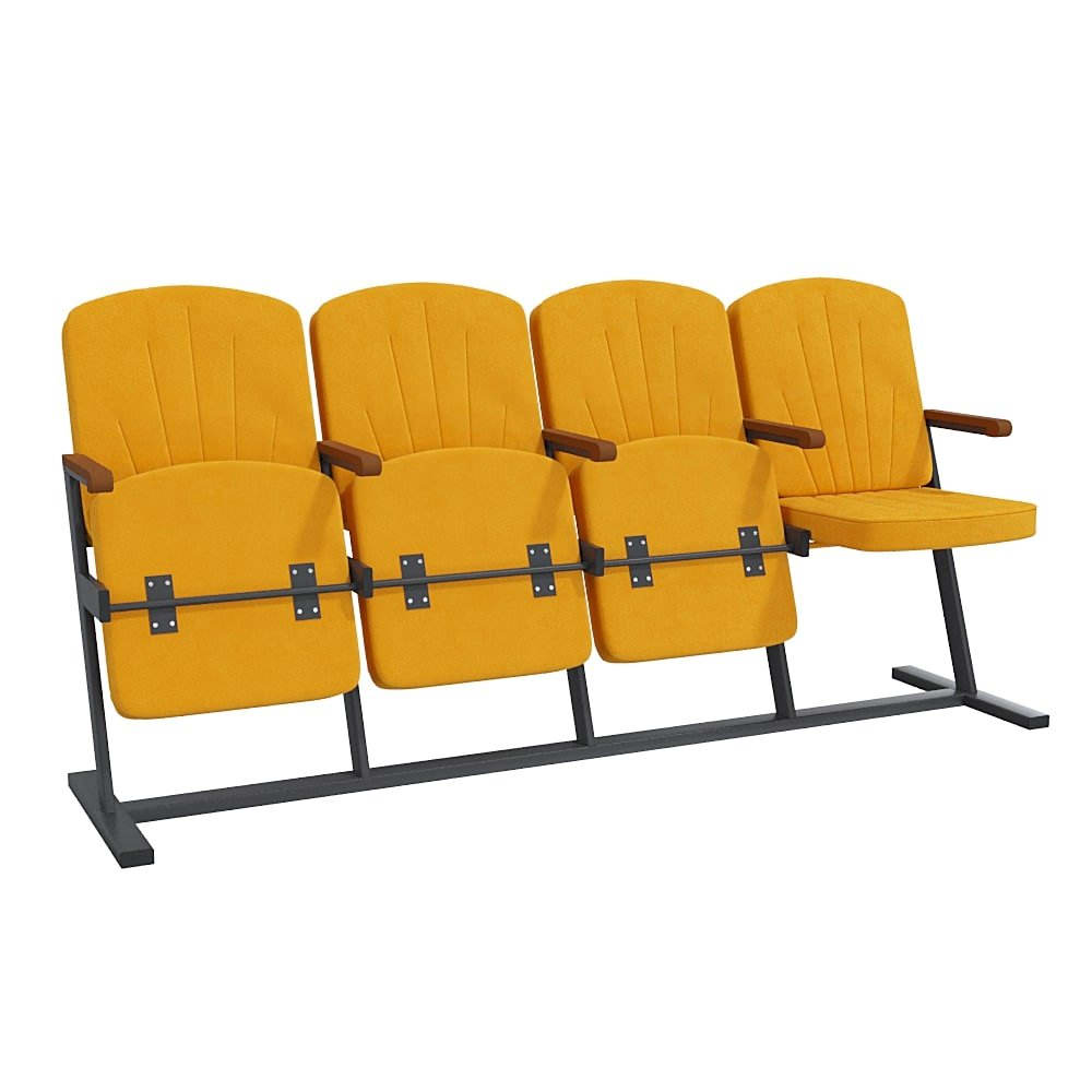 Кресла мягкие Классик F-Стойка для зон ожидания, концертных, актовых залов