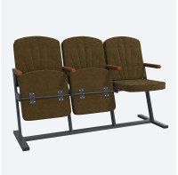 Крісла м'які Класик F-Стійка для зон очікування, концертних, актових залів