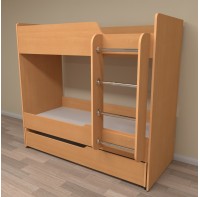 Детская кровать трёхъярусная Маричка