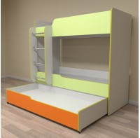 Детская кровать трёхъярусная Маричка