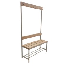 Лавка с вешалкой