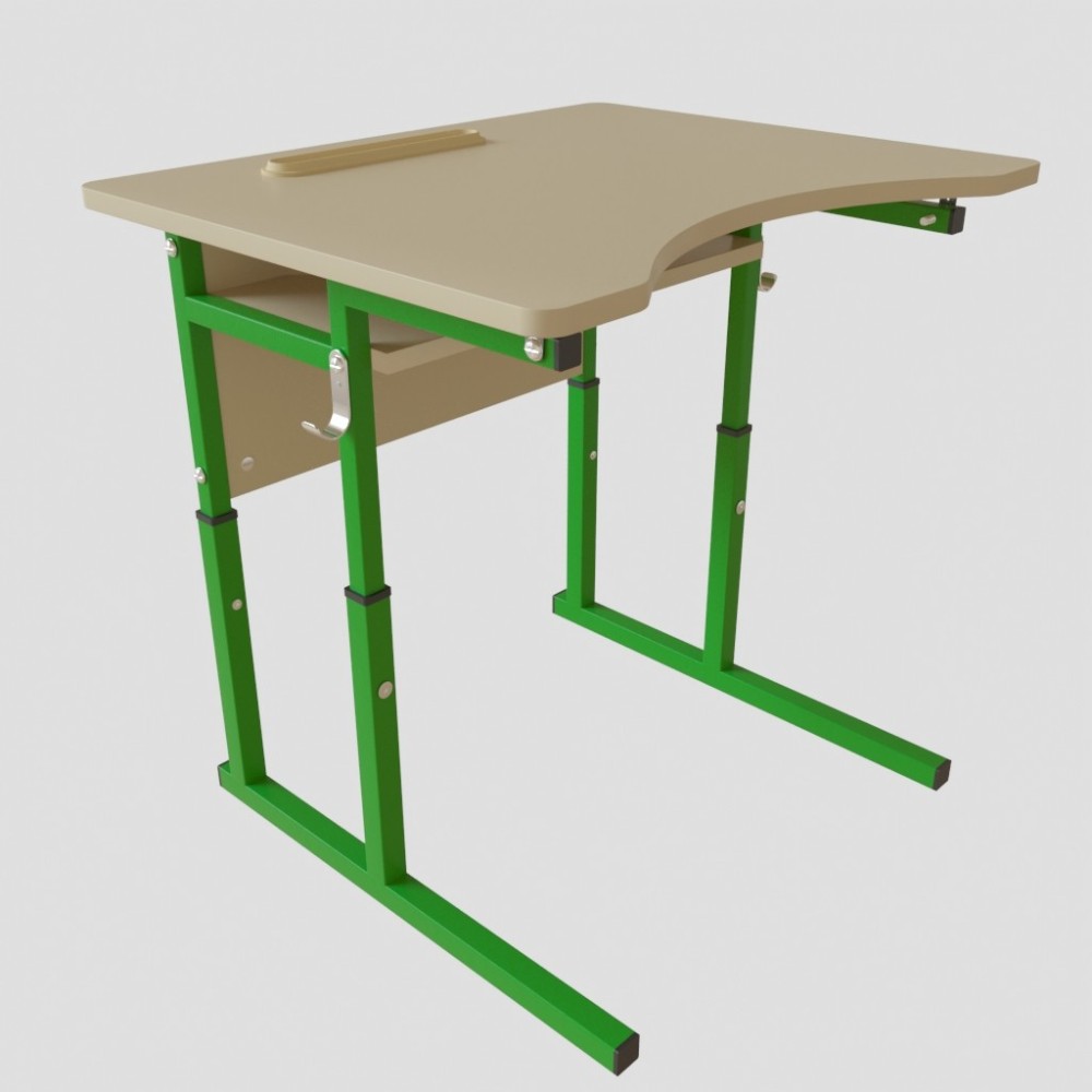 Стол школьный Аудит НУШ регулируемый по высоте и углу наклона столешницы 20×20 в 25×25 одноместный