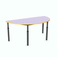 Дитячий стіл напівкруглий регульований по висоті 20×20 25×25