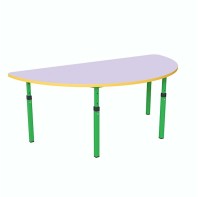 Детский стол полукруглый регулируемый по высоте 20×20 в 25×25